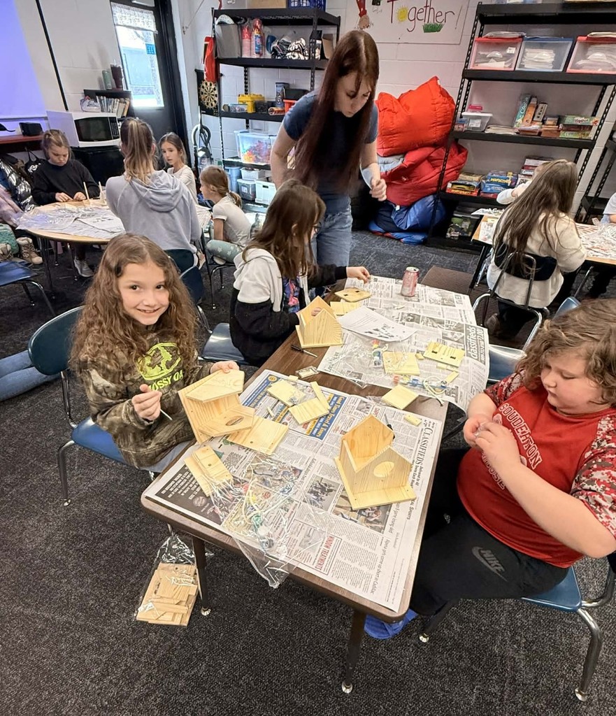 Working on the walls and roof