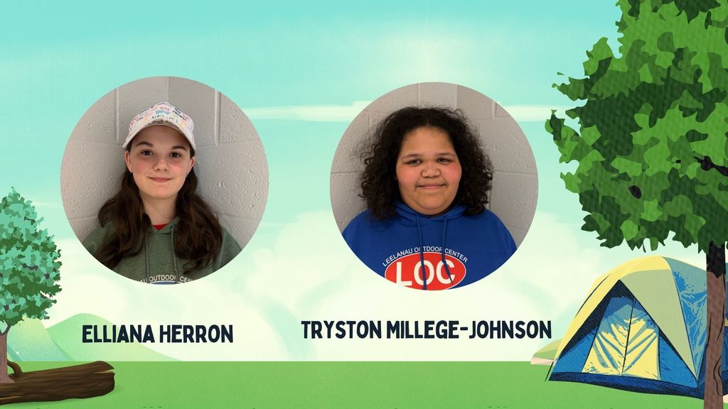 6th Grade Students of the Month: Elliana Herron and Tryston Millege-Johnson