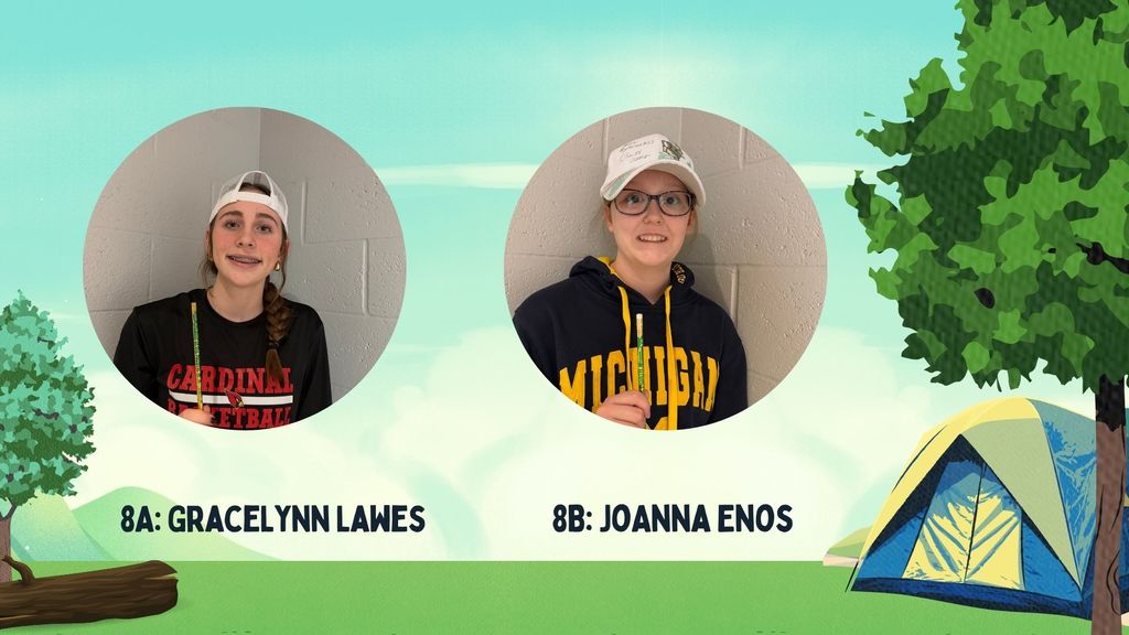 8A: GraceLynn Lawes    8B: JoAnna Enos
