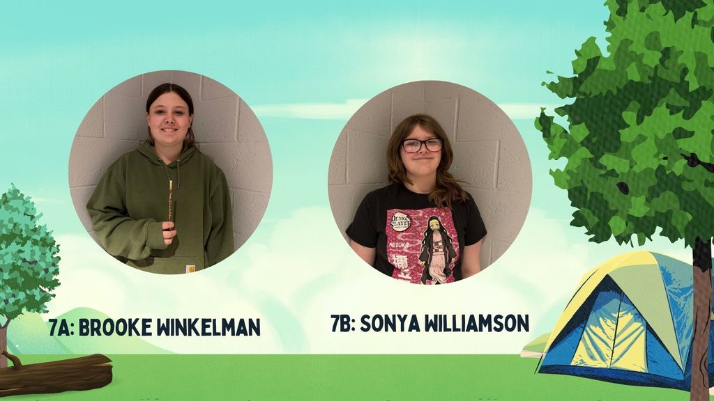 7A: Brooke Winkelman    7B: Sonya Williamson
