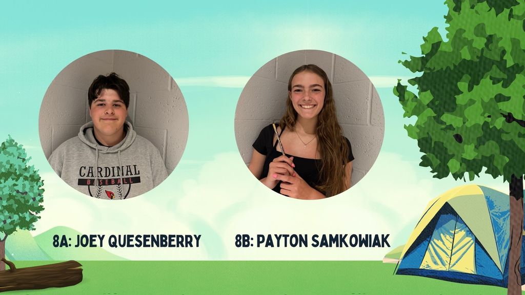 8A: Joey Quesenberry    8B: Payton Samkowiak
