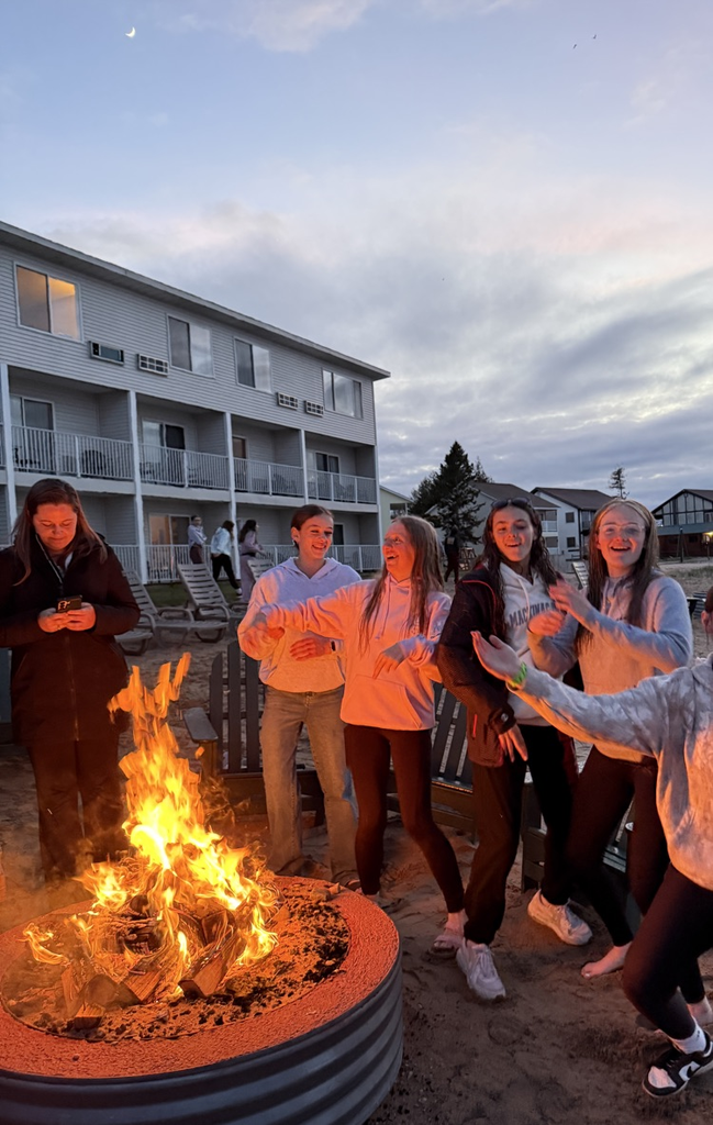 bonfire on the beach 