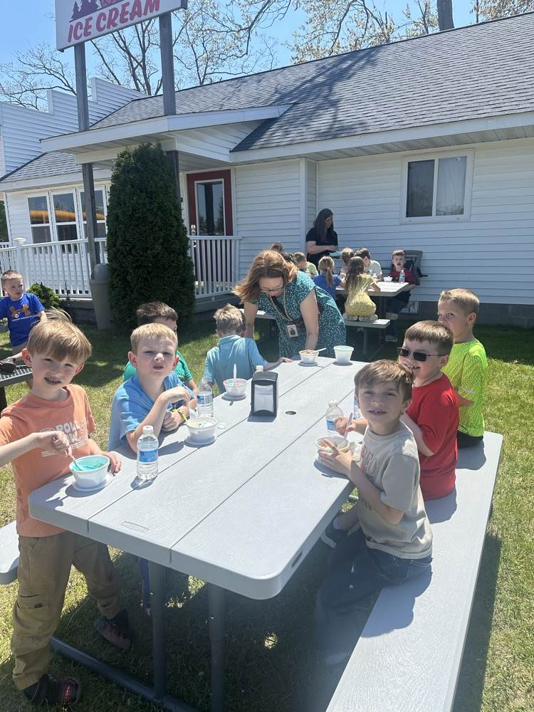 It was a beautiful day for ice cream!