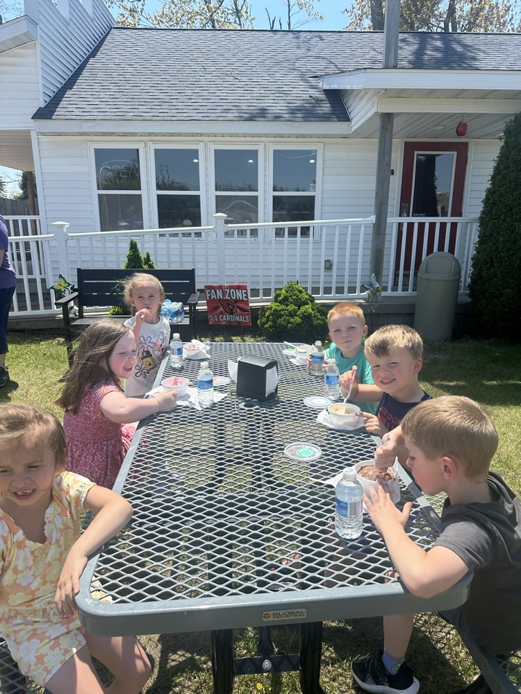 It was a beautiful day for ice cream!