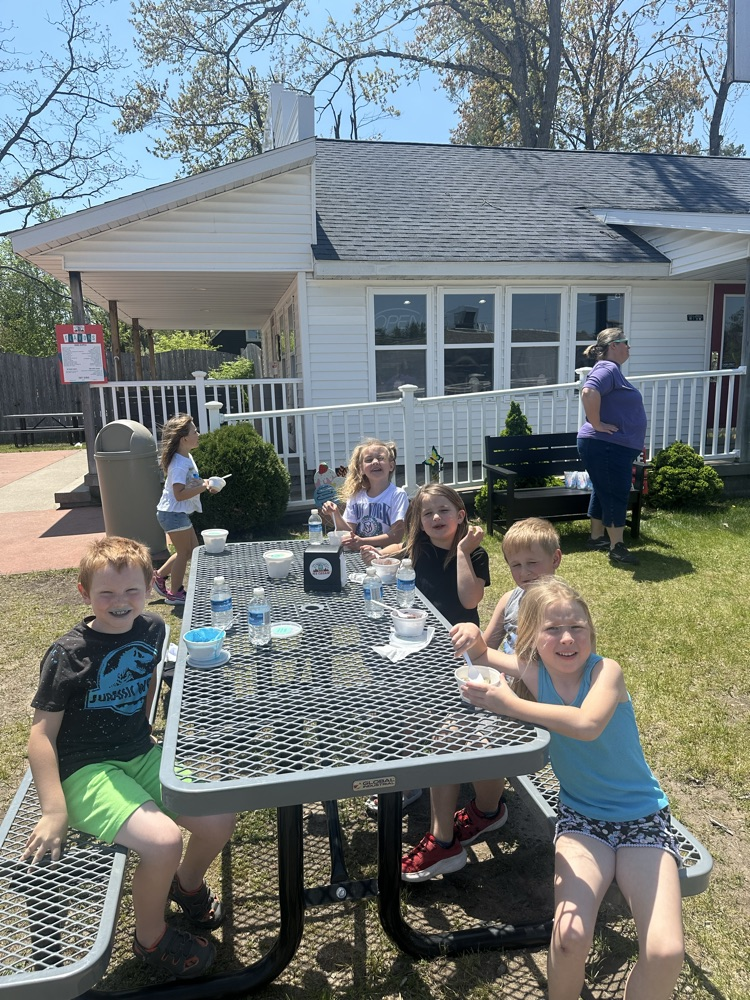 It was a beautiful day for ice cream!