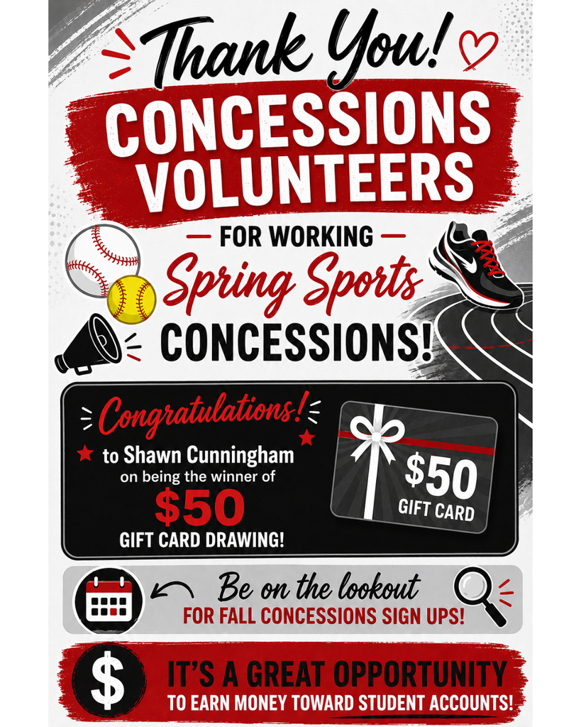 Concessions thank you