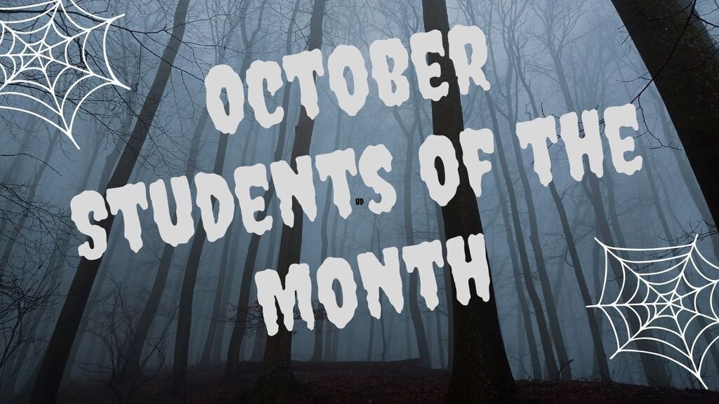JL MS October Students of the Month!