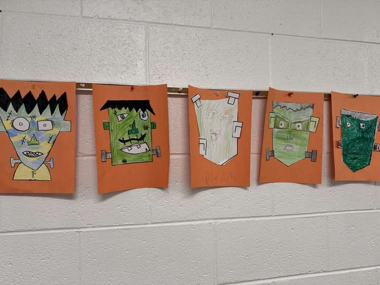 Picasso Frankensteins by 5th graders