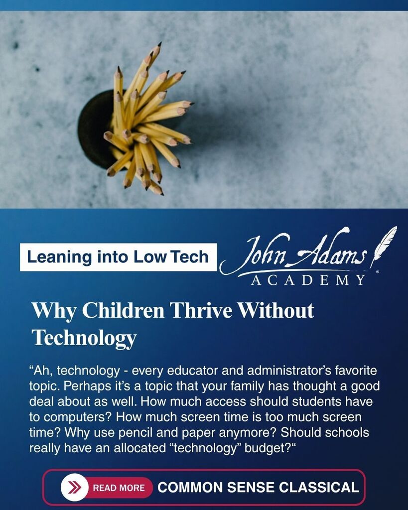 Sharing Article "Why Children Thrive Without Technology"