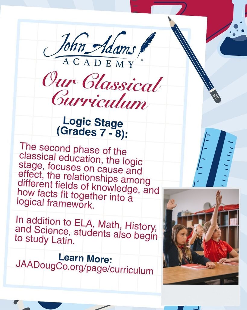Information about JAA 7th - 8th Grade Curriculum 