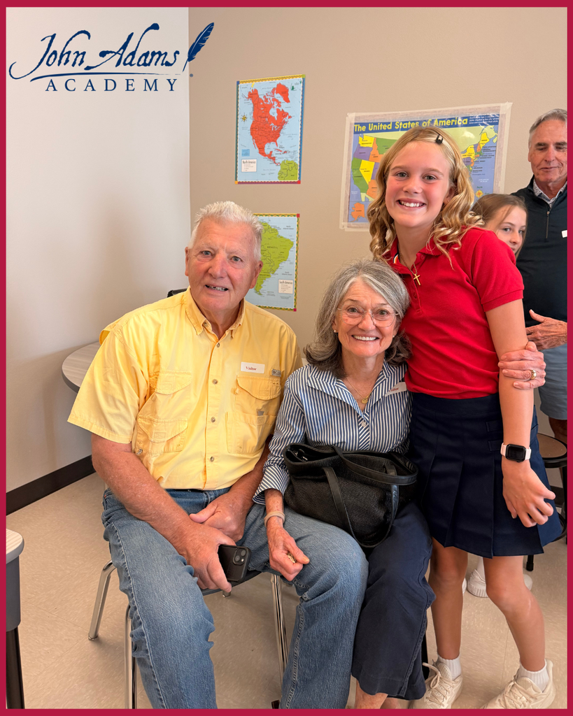 Families celebrating Grandparents Day