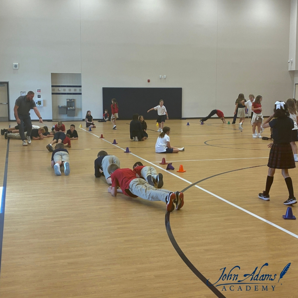 Students participating in PE Class at John Adams Academy