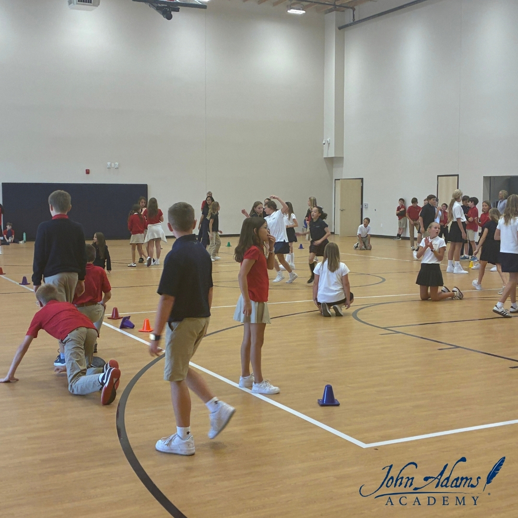 Students participating in PE Class at John Adams Academy