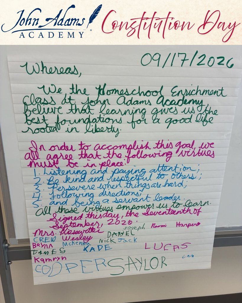 Younger Grades Class Constitution