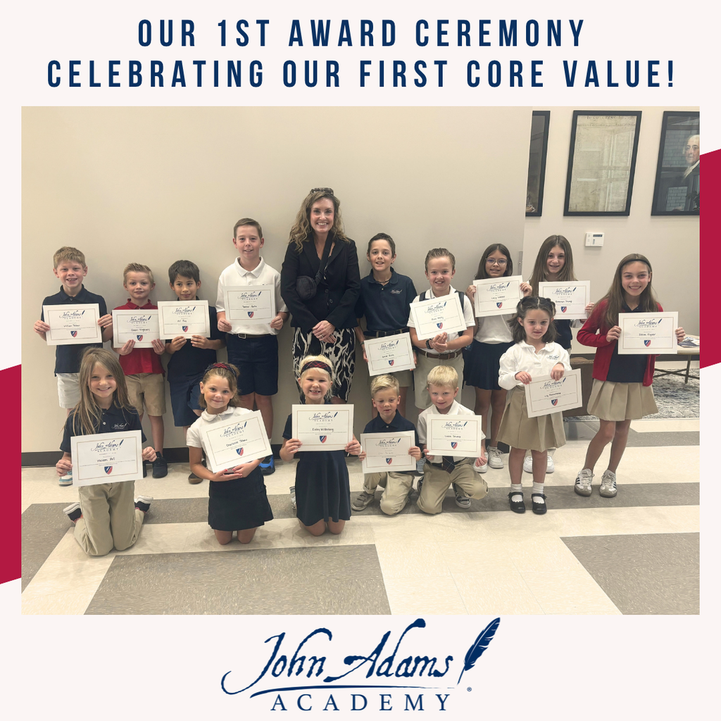 Award Ceremony for our First Core Value