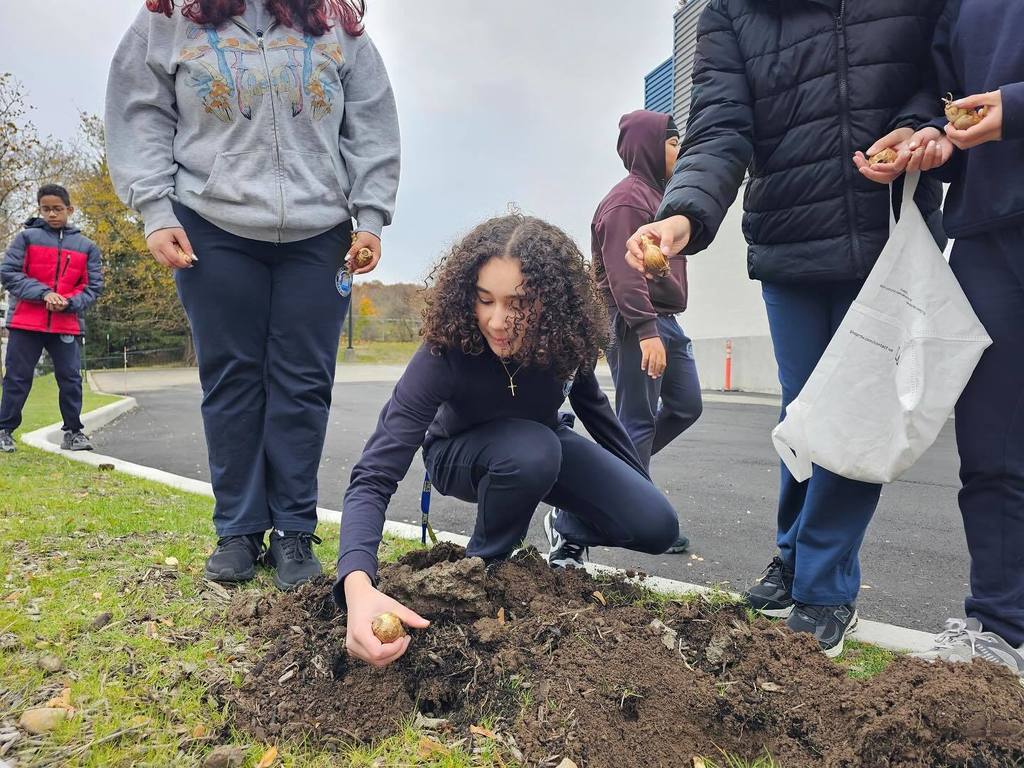 Some of our 8th graders planted 250 daffodils today to help beautify our shared campus as part of JPHCS’s community service mission! 🌼 A huge thanks to City Green for the bulbs and continued support! This is the second year that JPHCS is a grantee of their Tree, Bulb and Native Perennial Grant Program. The “Dig In!” program is funded by the Passaic County Board of County Commissioners.  We can’t wait until Spring to see the flowers bloom. @citygreennj @passaiccountynjSome of our 8th graders planted 250 daffodils today to help beautify our shared campus as part of JPHCS’s community service mission! 🌼 A huge thanks to City Green for the bulbs and continued support! This is the second year that JPHCS is a grantee of their Tree, Bulb and Native Perennial Grant Program. The “Dig In!” program is funded by the Passaic County Board of County Commissioners.  We can’t wait until Spring to see the flowers bloom. @citygreennj @passaiccountynj