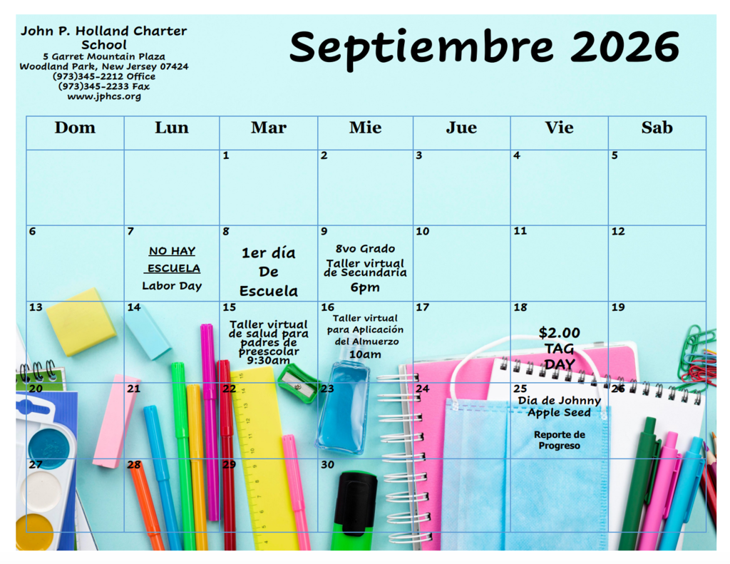 September Calendar