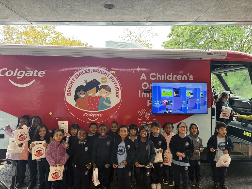🦷🪥 Smile, JPHCS! Our Pre-K and Kindergarten students are getting their smiles checked today as the Colgate Dental Truck visits our school! We’re excited to help our youngest Marlins build healthy dental habits and keep those smiles shining bright