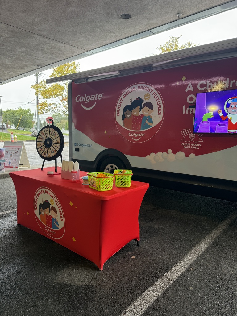 🦷🪥 Smile, JPHCS! Our Pre-K and Kindergarten students are getting their smiles checked today as the Colgate Dental Truck visits our school! We’re excited to help our youngest Marlins build healthy dental habits and keep those smiles shining bright