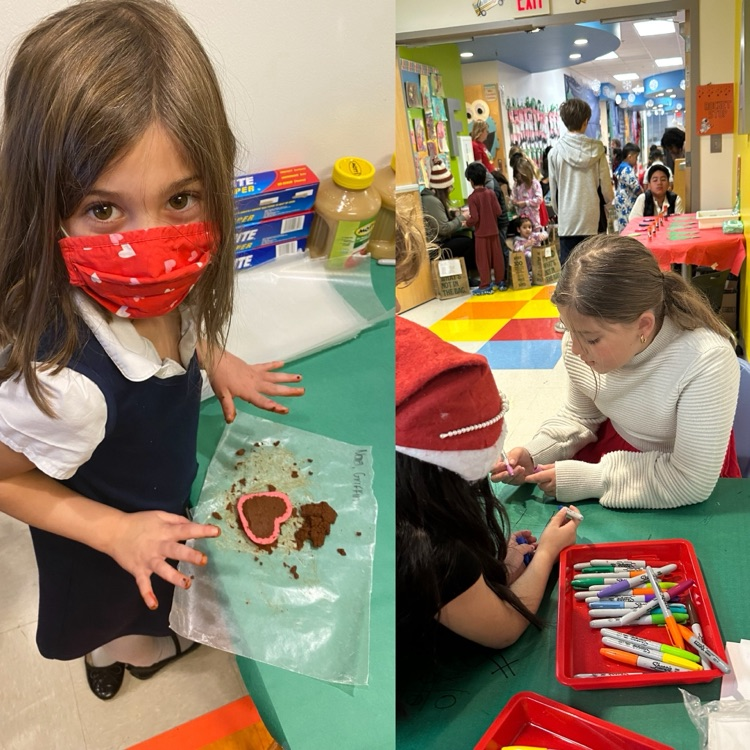 From doing winter centers in Kindergarten to being a helper now! 