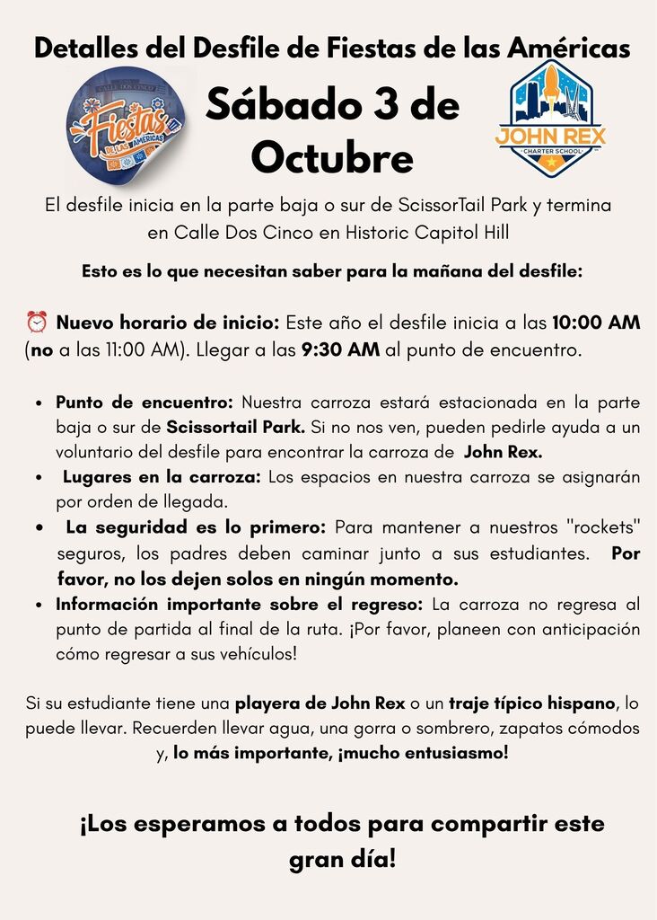 Detalles del desfile