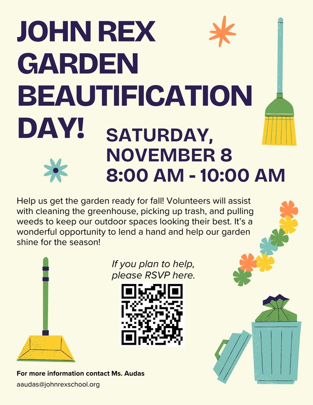 garden beautification day flyer