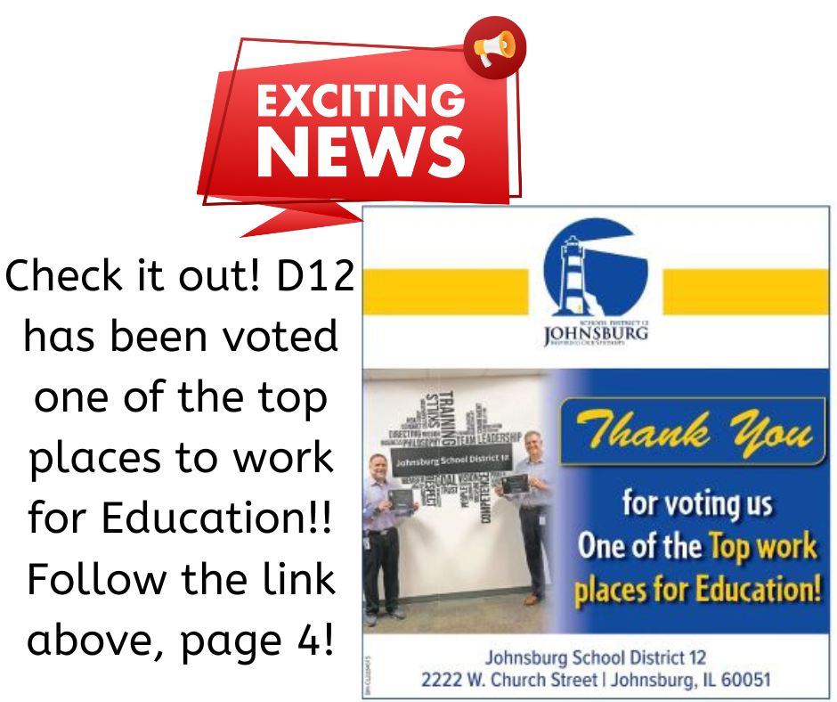 D12 wins one of top places to work in Education