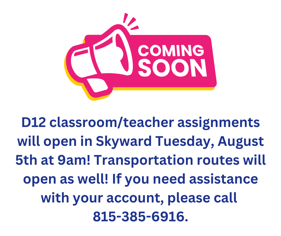 schedules and bussing coming August 5th