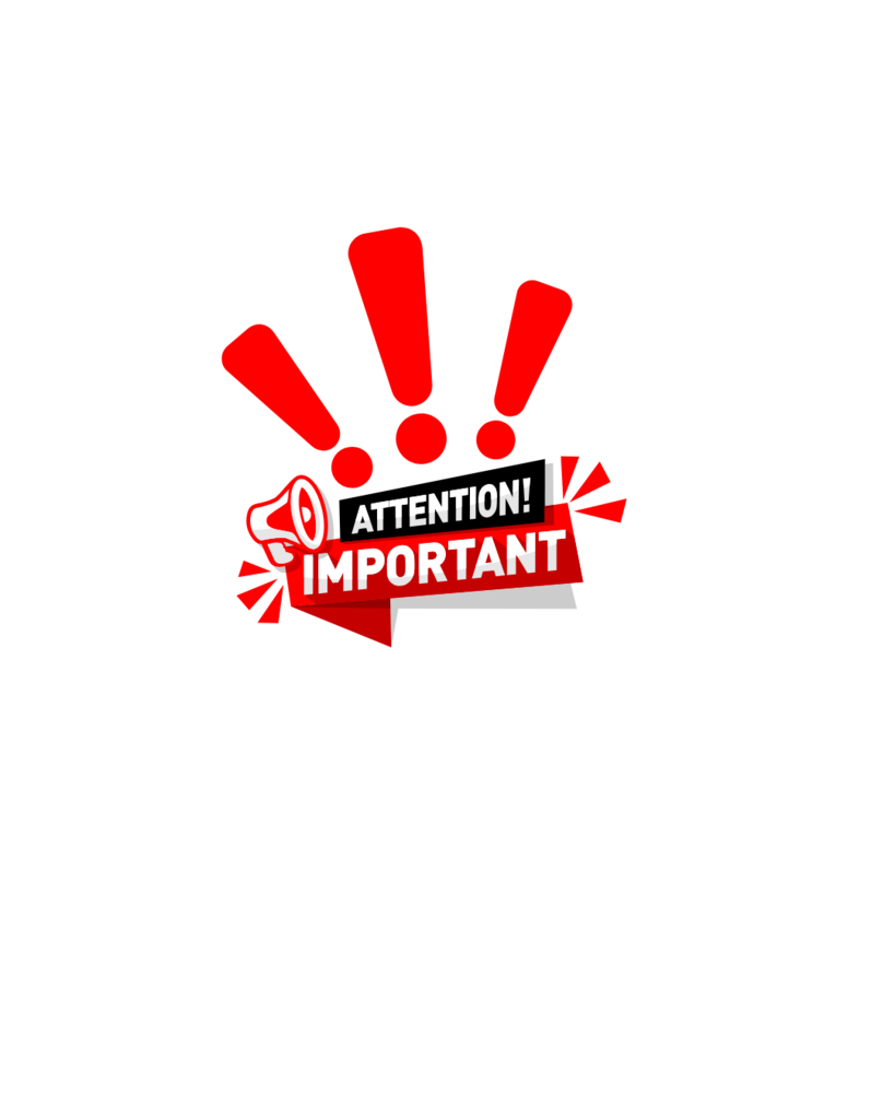 IMPORTANT MESSAGE