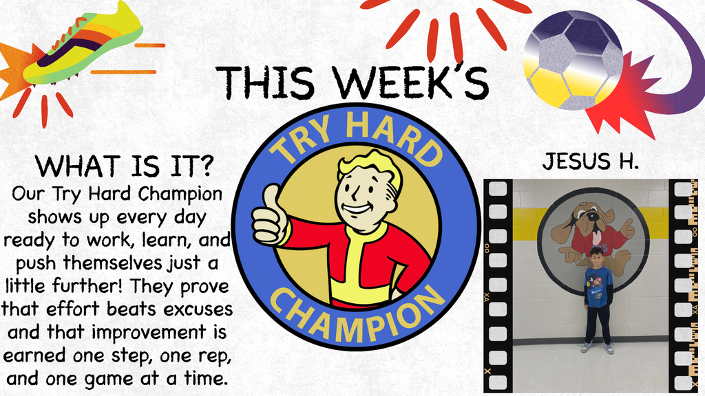 Gym Class try harder Champion student