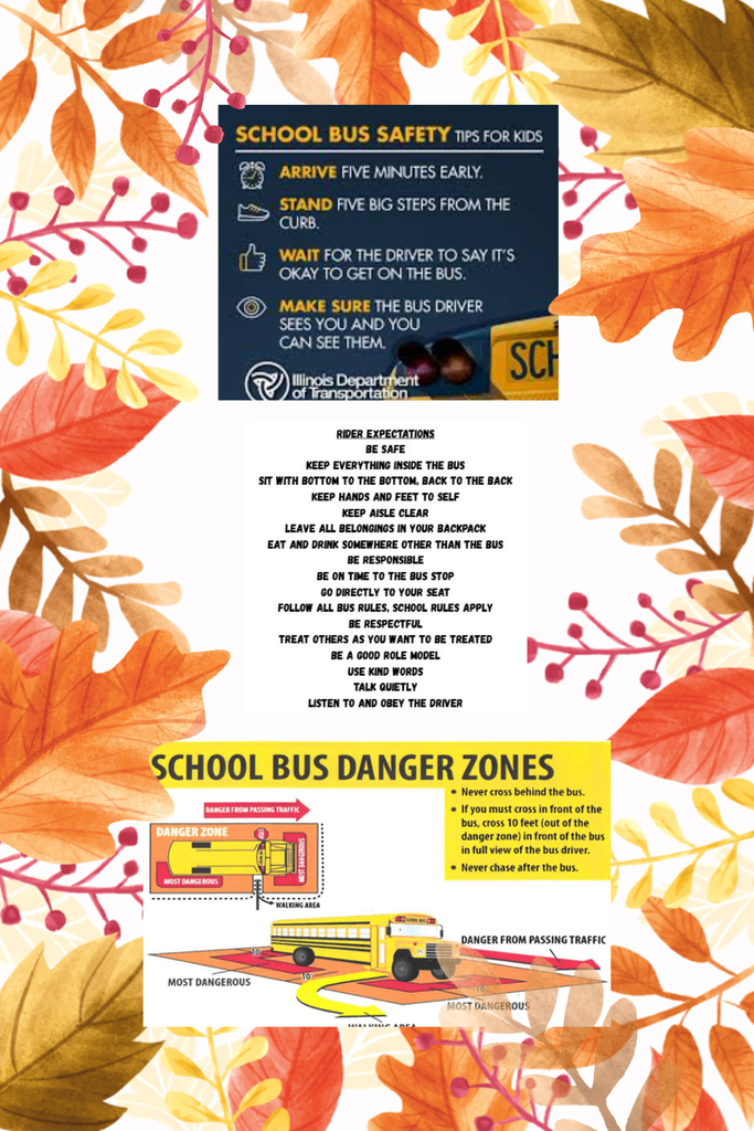 bus safety flyer