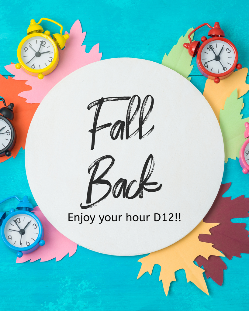 Fall back one hour