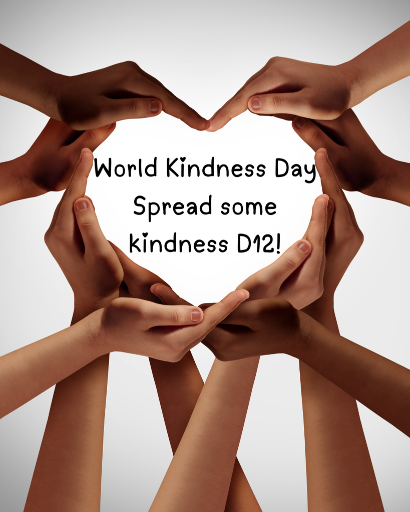 World kindness day heart shaped out of hands