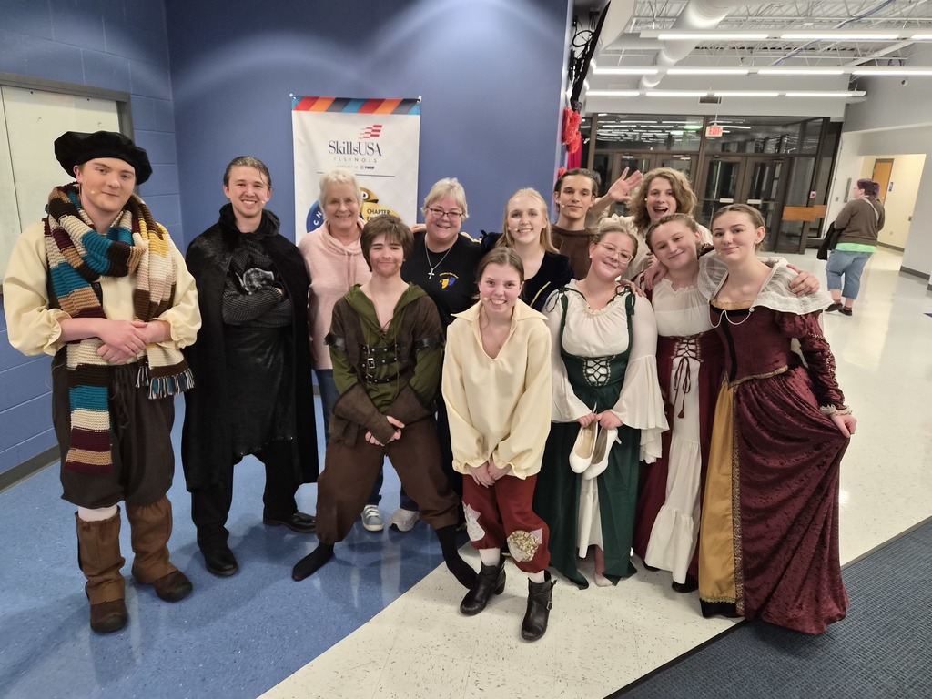 JHS lunch ladies with JHS theater crew