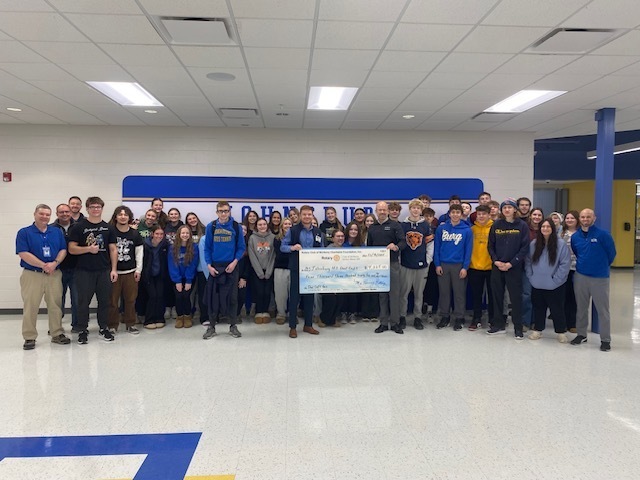 Rotary Club and DC students