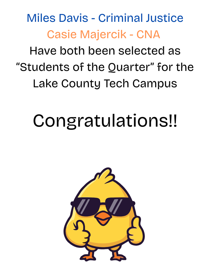 Student of the quarter miles davis and casie majercik