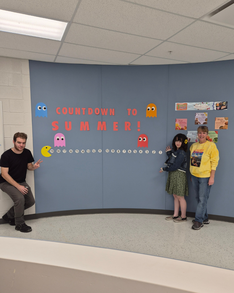 JHS countdown to summer with pac man