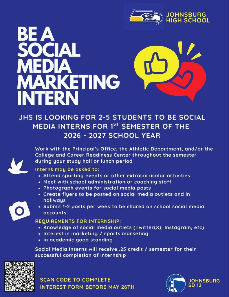 JHS Social Media Marketing Intern
