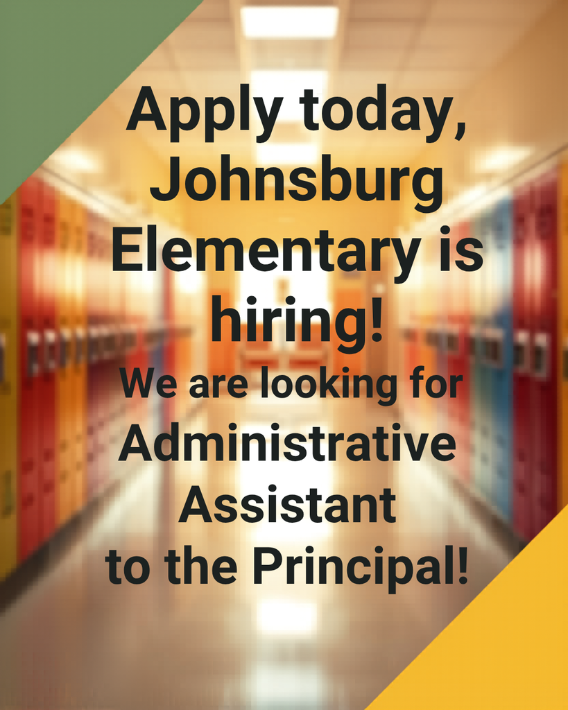 JES is hiring an assistant to the Principal