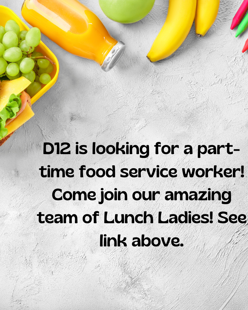 Food service position open