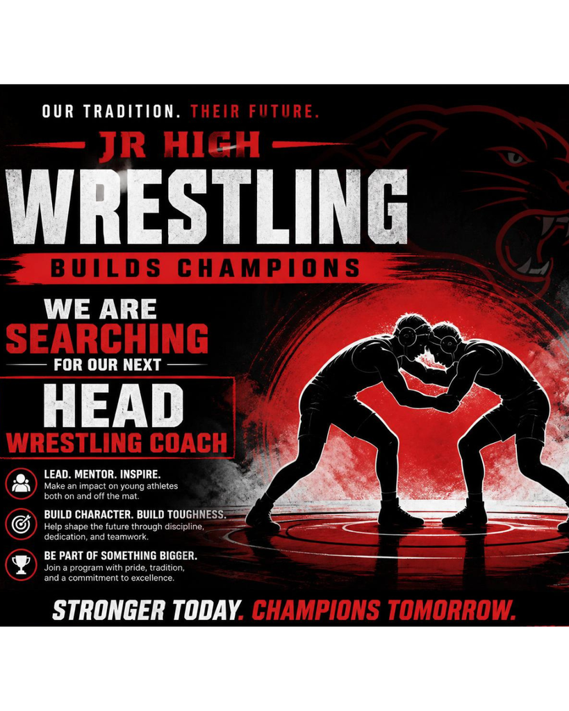 wrestling coach wanted