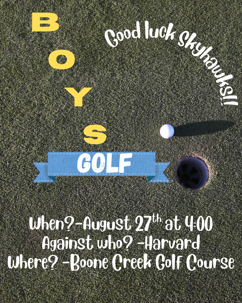 Boys Golf 8/27