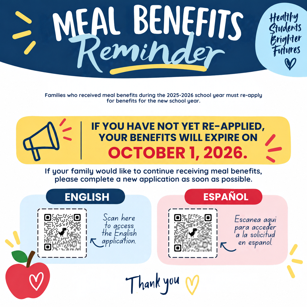 meal benefit reminder