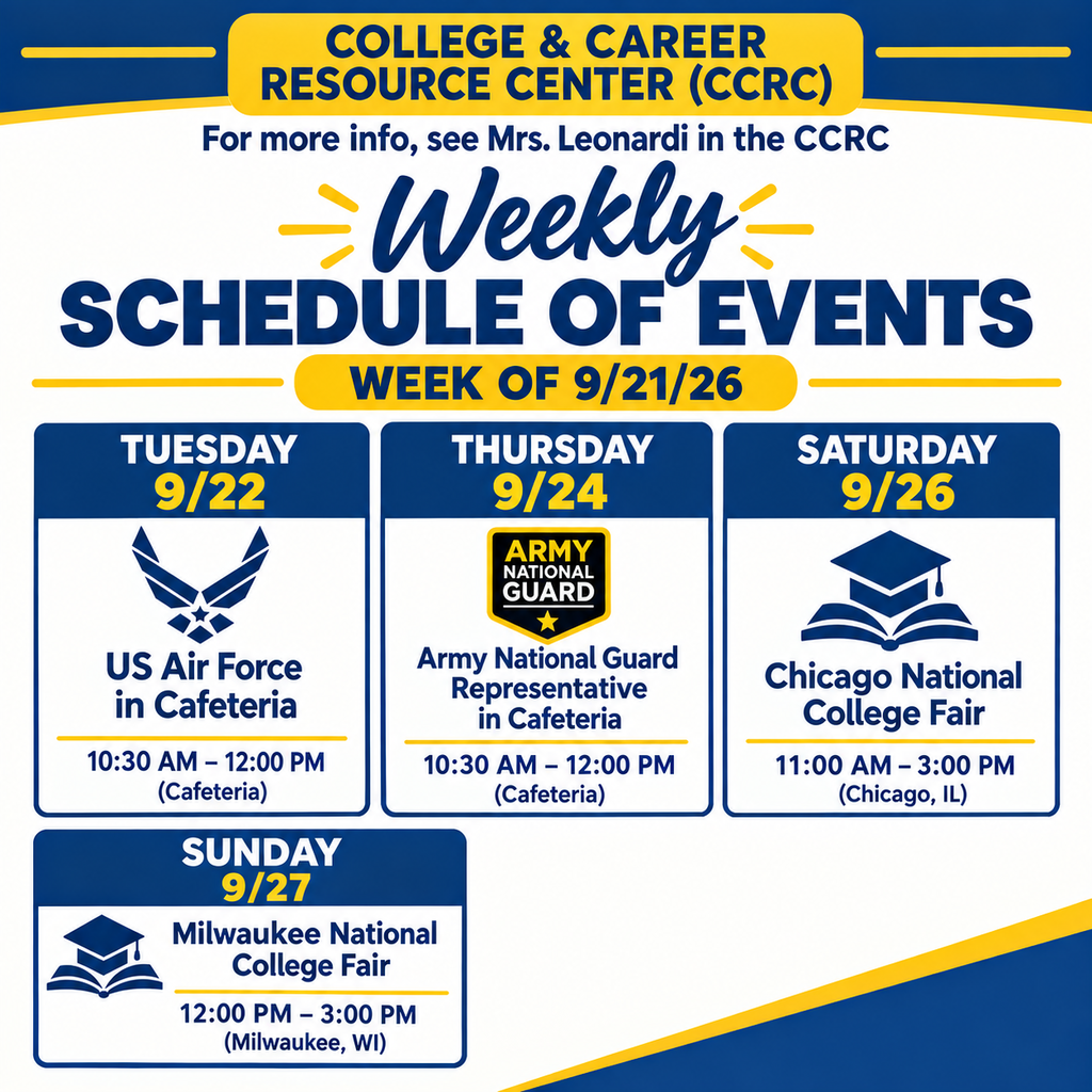 CCRC Events 9/21