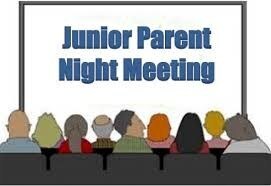 Junior Parent Night 10/7