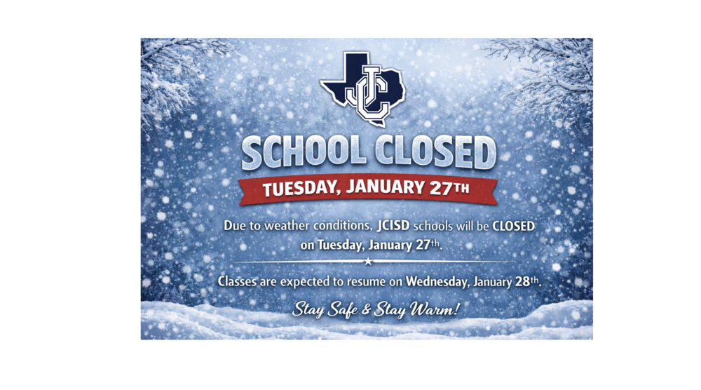 JCISD Closed Tuesday, January 27th