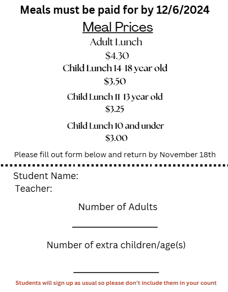 See flyer for pricing and additional pricing!