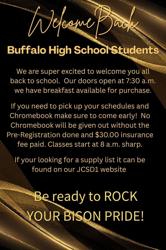 Welcome back to school!