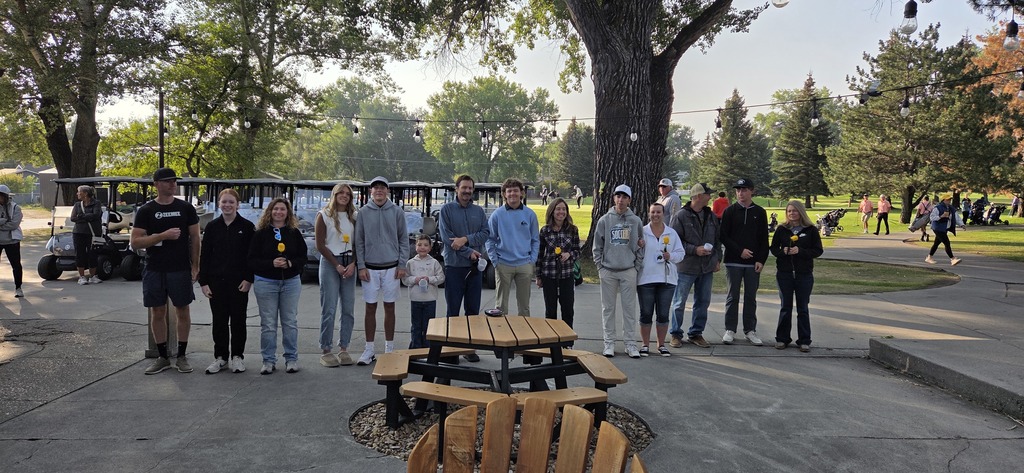 BHS Senior Golf Students Recognized this morning.