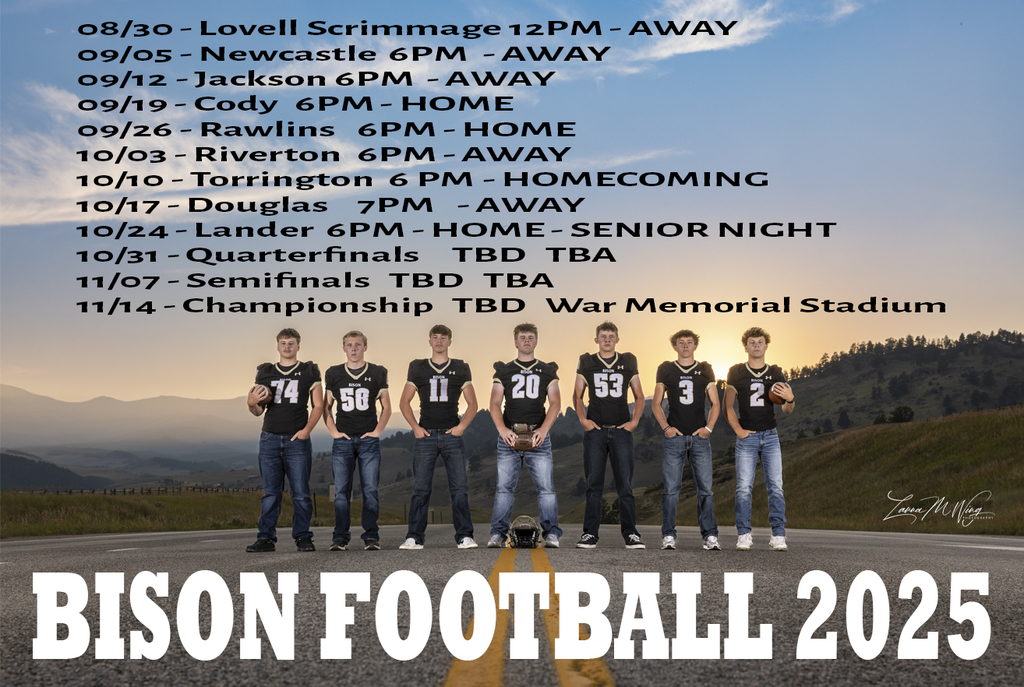 Bison Football Schedule